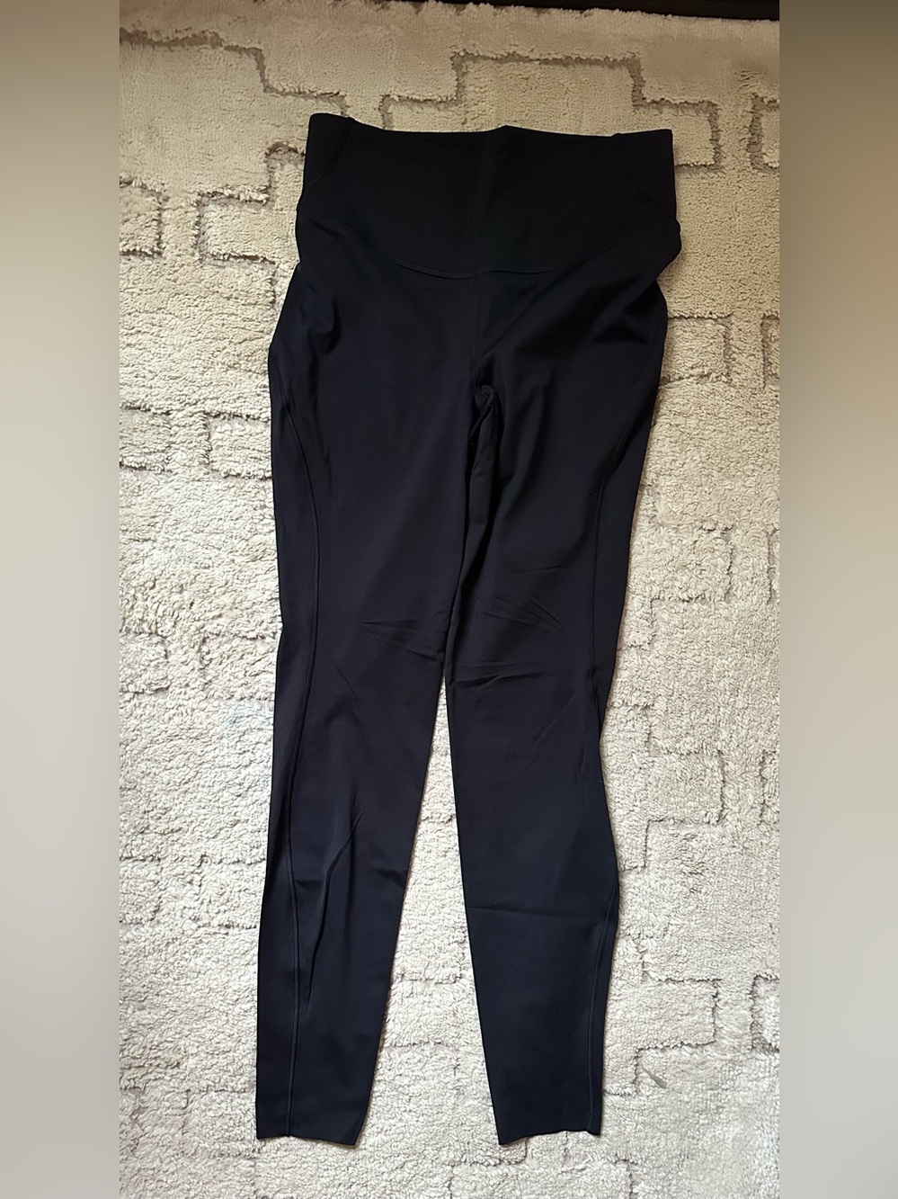 Lululemon Base Pace High Rise Leggings size 10 28” length in Black and True Navy - Picture 2 of 7
